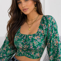 Spring Square Neck Backless T-shirt Casual Women Long Sleeve Bodycon Crop Top Club Short Tops