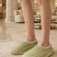 Shoes Ladies' Slippers Winter Footwear Platform Massage Flat Slides Cover Heel Shoes Winter Woman Slipper Platform Slides - Natalia Home Fashion