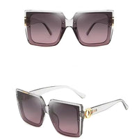 Large Frame Square Sunglasses Women's Brand Designer Fashion Sun Glasses Women Outdoor Travel Eyewear