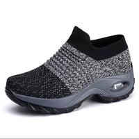 Women Sport Shoes Thick Sole Shoes Ladies  walking Fitness