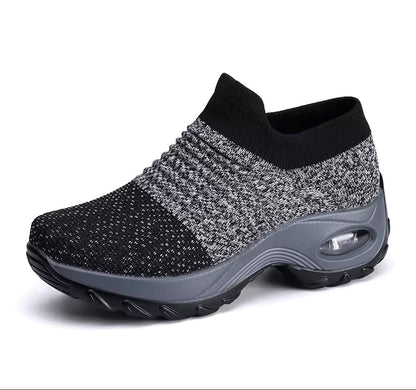 Women Sport Shoes Thick Sole Shoes Ladies  walking Fitness