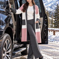Women's 3PC Knit Set - Cardigan Tank Top Wide Leg Pants  Cross-Border Outfit Natalia Home Fashion    Natalia Home Fashion