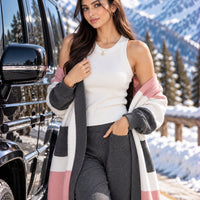 Women's 3PC Knit Set - Cardigan Tank Top Wide Leg Pants  Cross-Border Outfit Natalia Home Fashion    Natalia Home Fashion