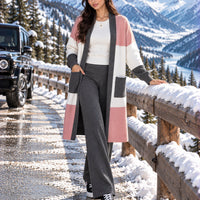 Women's 3PC Knit Set - Cardigan Tank Top Wide Leg Pants  Cross-Border Outfit Natalia Home Fashion    Natalia Home Fashion