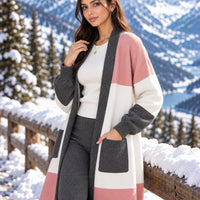 Women's 3PC Knit Set - Cardigan Tank Top Wide Leg Pants  Cross-Border Outfit Natalia Home Fashion    Natalia Home Fashion