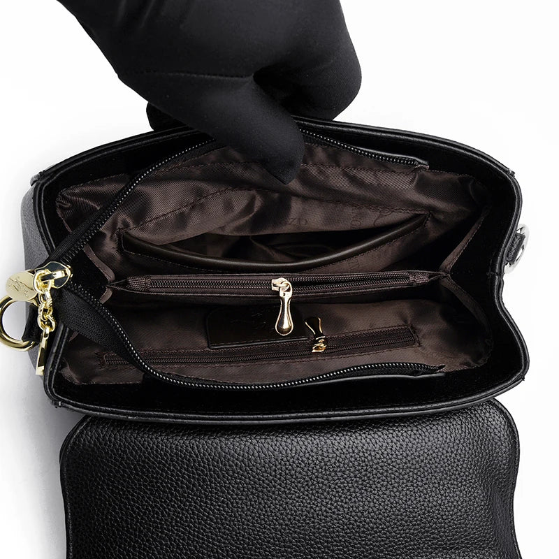 Large Capacity Casual Tote Bag Leather Shoulder Crossbody Bags for Women Designer Handbag