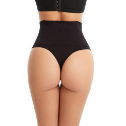 High Waist Slimming Control Thongs Tummy Shaper Underwear Women Seamless Shapewear Panties Compression Abdomen Briefs