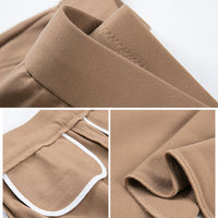 High Waist Office Flare Pants Slim Casual Trousers Stretchy Boot Cut Pants Women Formal Skinny
