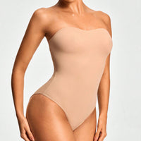 Women Skinny Strapless Tube Playsuit Tight Short Jumpsuit Casual Streetwear Bodice