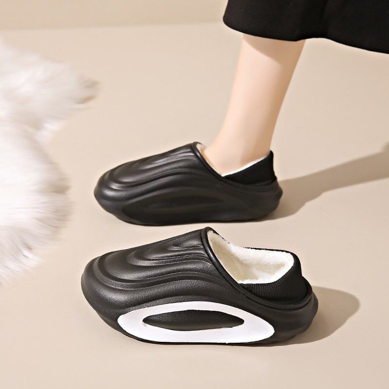 Shoes Ladies' Slippers Winter Footwear Platform Massage Flat Slides Cover Heel Shoes Winter Woman Slipper Platform Slides - Natalia Home Fashion