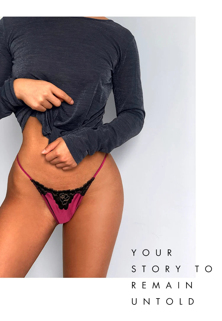 Lace Girls G string Sexy Panties Women Underwear Briefs Hollow Out Thong High Quality Seamless Underpants Lingerie Intimates