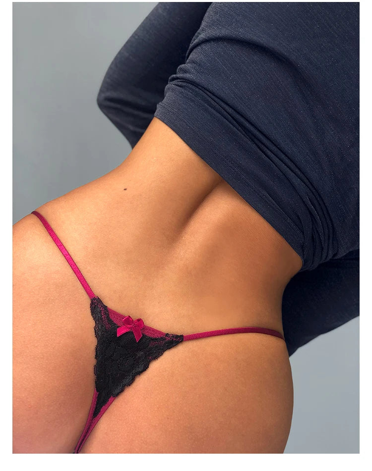 Lace Girls G string Sexy Panties Women Underwear Briefs Hollow Out Thong High Quality Seamless Underpants Lingerie Intimates