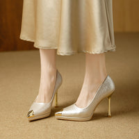 Elegant Heel Women's Shoes Party Style Comfortable Waterproof Platform Hollow out Design Fashion
