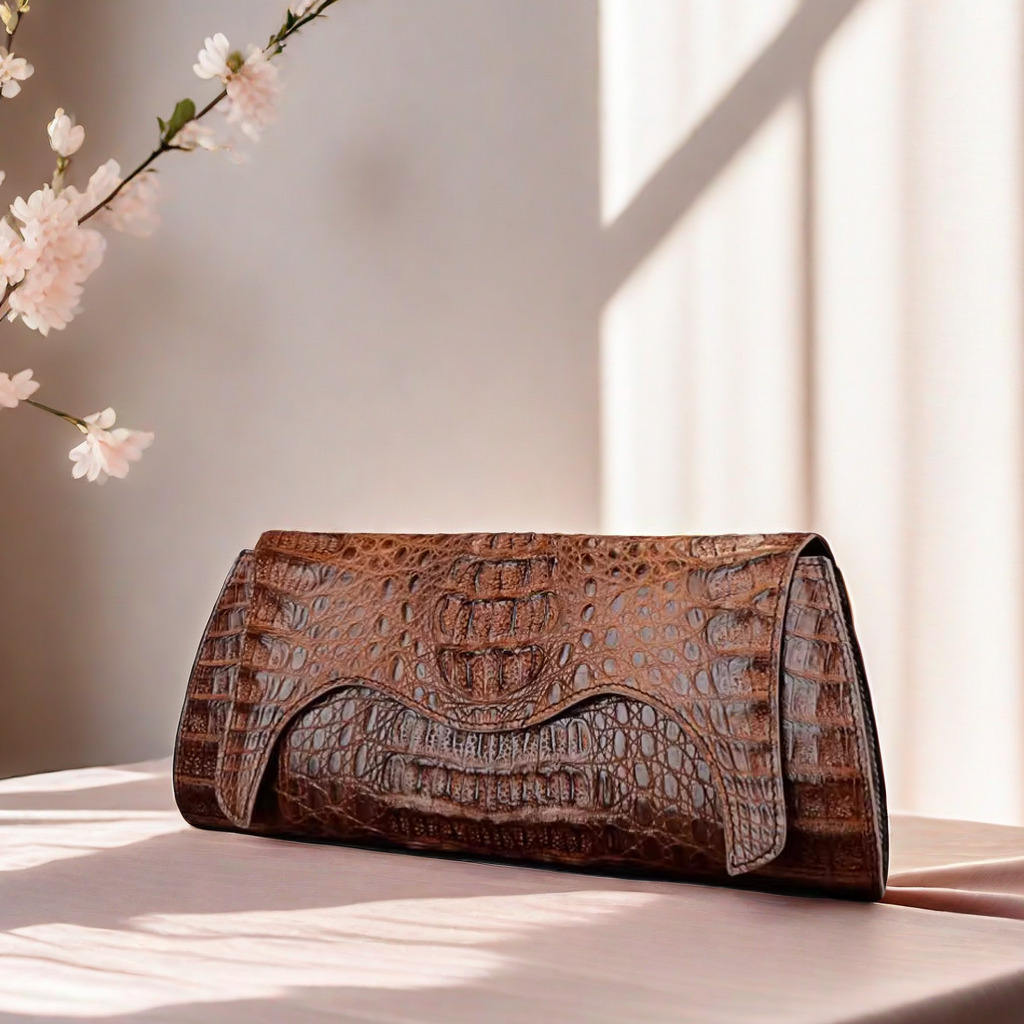Alligator Genuine Leather Women Long Wallets Female Luxury Brand Design Clutch Cash Purse Wallet