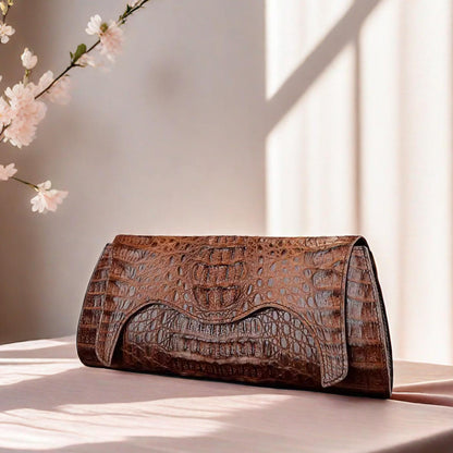 Alligator Genuine Leather Women Long Wallets Female Luxury Brand Design Clutch Cash Purse Wallet