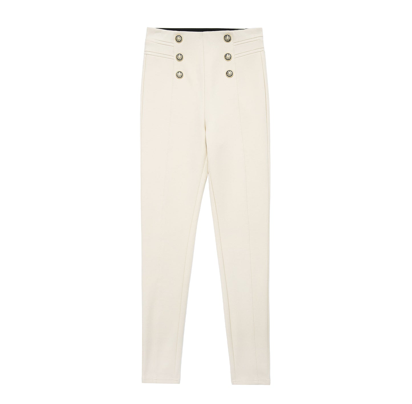Fashion Women's Trousers New High-elastic Double-breasted Tight-fitting High-waisted Slimming Pants Women's Pants