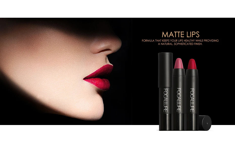 Matte Lipstick many Colors Waterproof Matte Lipsticks Soft Texture Lip Stick Cosmetic Sext Red Nude Lip Makeup
