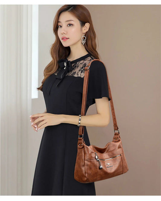 Genuine Brand Leather Sac Luxury Handbags Purses Women Bags Designer Shoulder Crossbody Messenger Bags Female Hand Bag