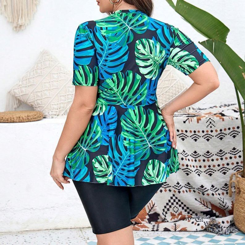 Floral Modest Burkini Femmes Women Muslim Swimwear Burkini Islamic Swimsuit
