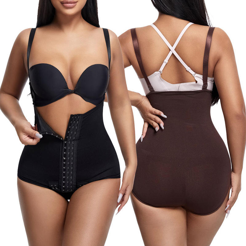 Women Shapewear Bodysuit High Waist Trainer Girdle Shorts Tummy Control Panties Body Shaper Butt Lifter Compression Underwear