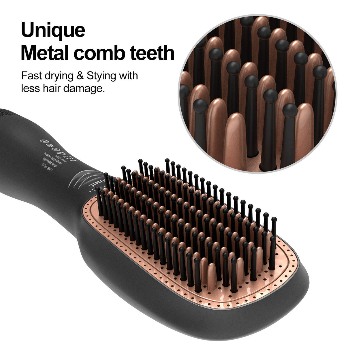 3 in 1 Hair Dryer Brush Professional 1200W Powerful Ceramic Tourmaline 3 Heat Settings One Step Hair Dryer and Styler Natalia Home Fashion    Natalia Home Fashion