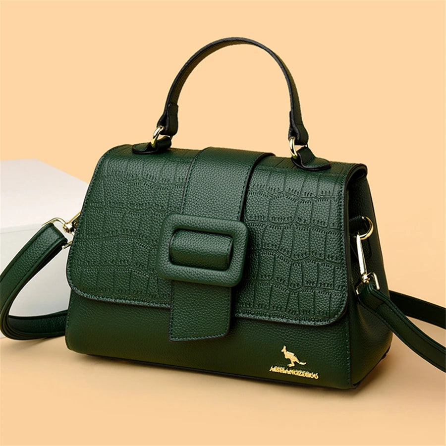 Large Capacity Casual Tote Bag Leather Shoulder Crossbody Bags for Women Designer Handbag