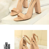 Sexy High Heels Women Pumps Comfort Women Shoes Block Heels Ladies Shoes Buckle Women Heels Female Shoes Women Sandals