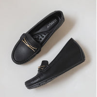 Leather Shoes Woman Slip On Women Flats Moccasins Women's Loafers Mother Shoe