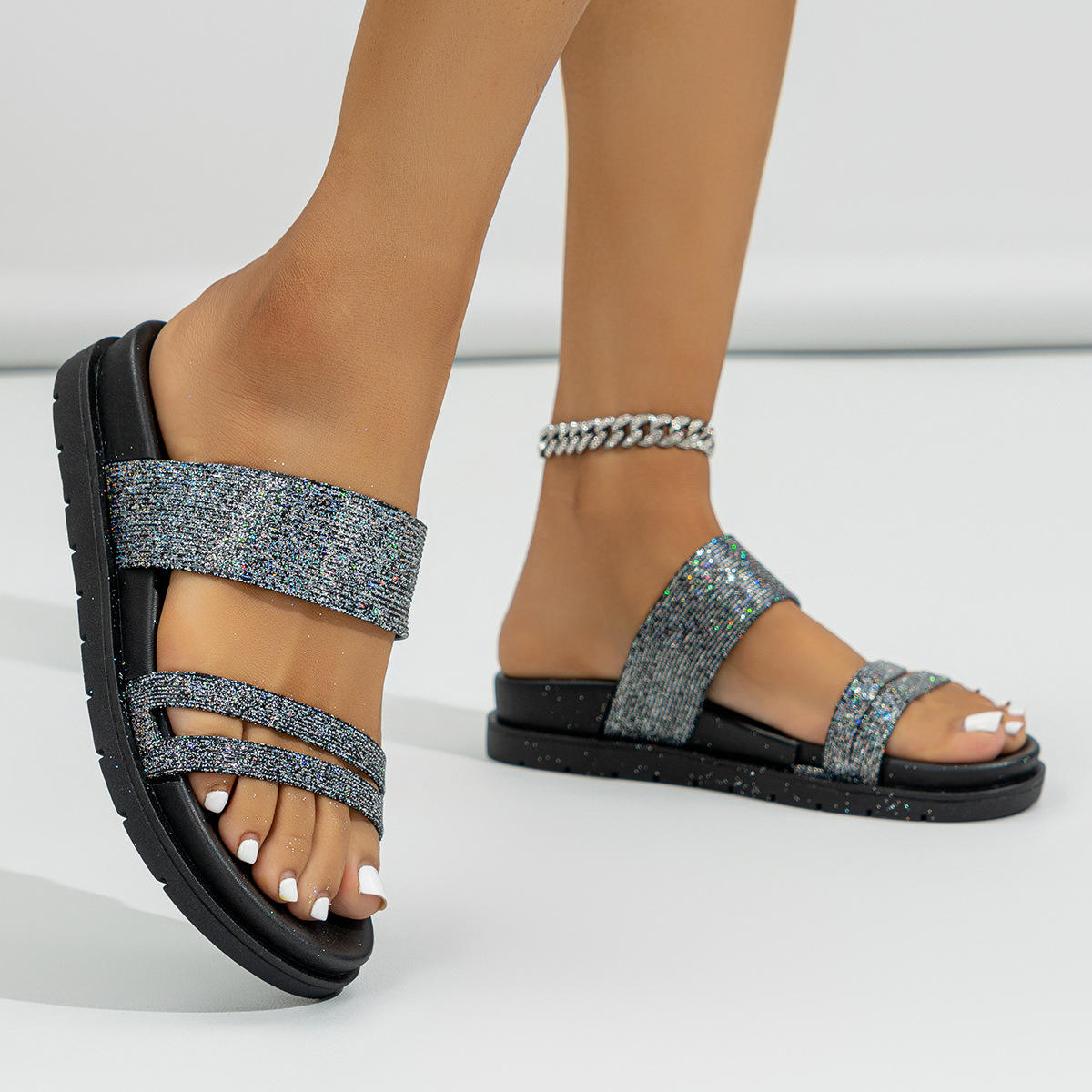Slippers for Women Plat form Shoe Outside Woman Slippers Slip-resistant Summer Footwear Slides Easy Wears Sandals - Natalia Home Fashion