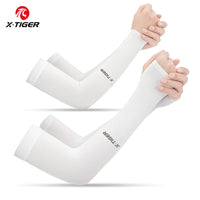 Cycling Arm Sleeves Ice Fabric  Anti-UV Sunscreen Running Cycling Sleeve Outdoor Sport Cycling Arm Warmers Men Women Natalia Home Fashion    Natalia Home Fashion