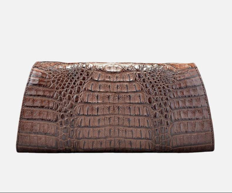 Alligator Genuine Leather Women Long Wallets Female Luxury Brand Design Clutch Cash Purse Wallet