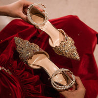 Crystal Women Wedding Shoes Rhinestone High Heels Ankle Strap Stilettos Women Crystal Party Dress Sandals