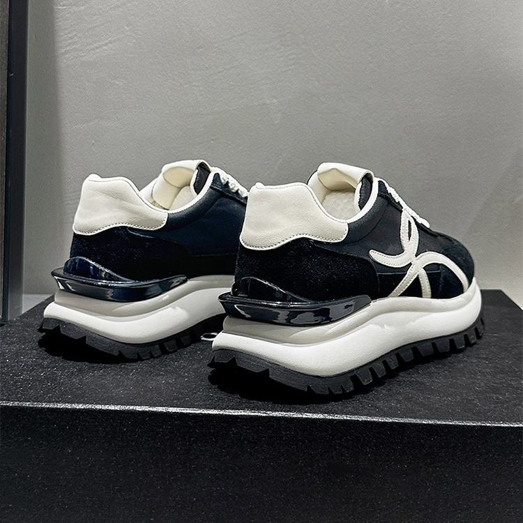 Lace Up Women Sneakers Mixed Colors Round Toe  Ladies Casual Shoes