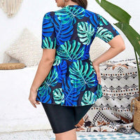 Floral Modest Burkini Femmes Women Muslim Swimwear Burkini Islamic Swimsuit