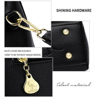 Large Capacity Casual Tote Bag Leather Shoulder Crossbody Bags for Women Designer Handbag