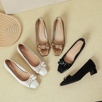 Women Wedding Shoes Closed Toe Design Light Elegant Square High Heel Femme Dress Shoes Ladies Pumps Heeled Sandals for Women