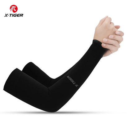 Cycling Arm Sleeves Ice Fabric  Anti-UV Sunscreen Running Cycling Sleeve Outdoor Sport Cycling Arm Warmers Men Women Natalia Home Fashion    Natalia Home Fashion