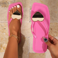 House Slipper Women Heart Love Cloud Sandals Summer Flip Flops Beach Slides Casual Home Shoes Platform Bathroom Flat Female Natalia Home Fashion    Natalia Home Fashion