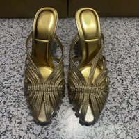 High Heels Summer Women Roman Sandals Casual Elegant Stiletto Breathable Hollow Design Female Party Mules Shoes - Natalia Home Fashion