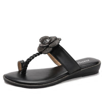 Women's Sandals Summer Slippers Casual Beach Footwear Water Diamond open Toe  Flats