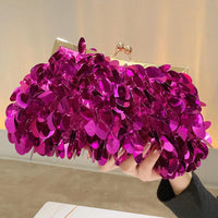 Silver Sequin Clutch for Women Evening Bag Prom Shiny Small Purse Fashion Handbag Banquet Bag Shoulder Bag Cocktail Party Clutch