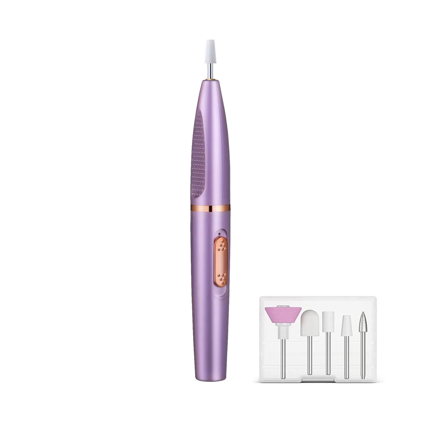 Rechargeable Electric Nail File for Beginner, Portable Electric Nail Drill for Home Manicure