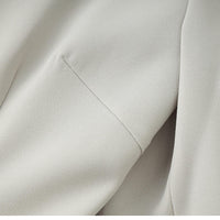 Women's Elegant Long coat Design Solid Color Suit Jacket, Elevated Fashion Feminine Fine Fabric Business Casual Natalia Home Fashion    Natalia Home Fashion