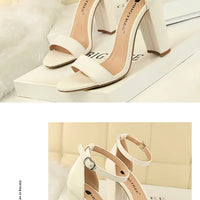 Sexy High Heels Women Pumps Comfort Women Shoes Block Heels Ladies Shoes Buckle Women Heels Female Shoes Women Sandals