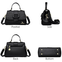 Large Capacity Casual Tote Bag Leather Shoulder Crossbody Bags for Women Designer Handbag