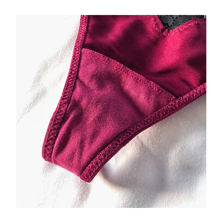 Lace Girls G string Sexy Panties Women Underwear Briefs Hollow Out Thong High Quality Seamless Underpants Lingerie Intimates