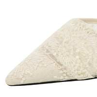 French-style Lace Toe Half-toe Sandals for Women Worn on Top with A Pair of Mesh Tulle High-heeled Slippers - Natalia Home Fashion