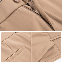 High Waist Office Flare Pants Slim Casual Trousers Stretchy Boot Cut Pants Women Formal Skinny