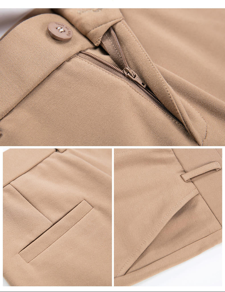 High Waist Office Flare Pants Slim Casual Trousers Stretchy Boot Cut Pants Women Formal Skinny