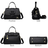 Large Capacity Casual Tote Bag Leather Shoulder Crossbody Bags for Women Designer Handbag